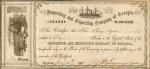Confederate Blockade Runner Certificate. Savannah, Georgia. Importing and Exporting Company of Georg