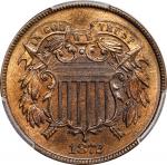 1872 Two-Cent Piece. Proof-66 RB (PCGS). CAC.