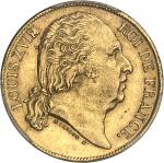 FRANCELouis XVIII (1814-1824). 20 francs tête nue, sans tête de cheval 1820, A, Paris.
