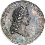 GRANDE-BRETAGNE Guillaume et Marie (1689-1694). Médaille, couronnement de Guillaume III par J. Smelt