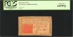 NJ-177. New Jersey. March 25, 1776. 3 Shillings. John Hart Signature. PCGS Choice New 63 PPQ.