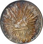 1894-Mo AM年鹰洋壹圆银币。墨西哥城铸币厂。MEXICO. 8 Reales, 1894-Mo AM. Mexico City Mint. PCGS MS-64.