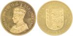 Jersey, bronze medal, INA Retro Issues, crowned bust of Edward VIII on obverse, shield divides date 