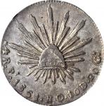 MEXICO. 4 Reales, 1861-Pi RO. San Luis Potosi Mint. NGC EF-45.