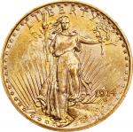 1914-S Saint-Gaudens Double Eagle. MS-63 (NGC). CAC. OH.