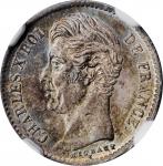 FRANCE. 1/4 Franc, 1828-A. Paris Mint. Charles X. NGC MS-63.
