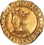 SPAIN. Dobla of 35 Maravedis, ND. Seville Mint. Pedro I "The Cruel" (1350-69). NGC MS-64.