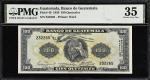 GUATEMALA. Banco de Guatemala. 100 Quetzales, 1959. P-49. PMG Choice Very Fine 35.