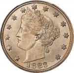 1883 Liberty Head Nickel. No CENTS. MS-66+ (PCGS). CAC.