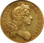 GREAT BRITAIN. 5 Guineas, 1679 Year TRICESIMO PRIMO. London Mint. Charles II. NGC EF-45.