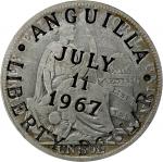 ANGUILLA. Anguilla - Peru. Dollar, 1967. PCGS VF-35.