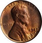 1927-S Lincoln Cent. MS-64 RD (PCGS). OGH.