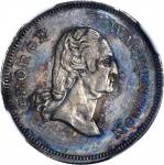 Undated (C. 1860) Coin Dealer William Idlers George Washington Storecard. White Metal. 20.5 mm. Musa