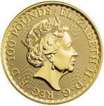 2023 Royal Succession Gold 1 Ounce Britannia, #10 to Last Coin Struck Under Queen Elizabeth II. Assa