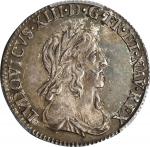 FRANCE. 1/12 Ecu, 1643-A. Paris Mint. Louis XIII. PCGS MS-62.