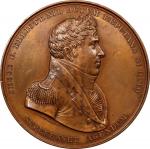 1813 (post-1866) Master Commandant Jesse D. Elliott / Battle of Lake Erie Medal. By Moritz Furst. Ju