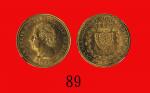1829年意大利金币 80里拉Italy, Gold 80 L., 1829, Sardina. NGC AU Details, surf hairlines