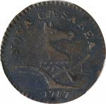 1787 New Jersey Copper. Maris 60-p, W-5340. Rarity-4. Sprig Above Plow, PLURIBS. VF-25 (PCGS).
