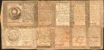 Continental Currency. Collection of (10) Continental Currency Notes from 1778 & 1779 Resolutions. Ve