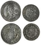 Charles I (1625-49), Shilling, Briots second milled issue, 6.03g, m.m. anchor and B, Briots late bus