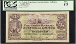 NEW ZEALAND. Union Bank of Australia Limited. 1 Pound, 1923. P-S372a. PCGS Currency Fine 15.
