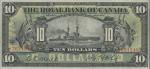  Royal Bank of Canada $10, 1913, 2651549, black on yellow-green and blue underprint with HMCS Beller