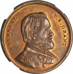1868 Ulysses S. Grant. DeWitt-USG 1868-22(A). Copper. 28 mm. MS-65 RB (NGC).
