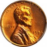 1956-D Lincoln Cent. MS-67 RD (PCGS).