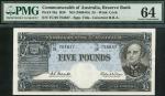Reserve Bank of Australia, £5 (2), ND (1960-65), serial numbers TC/28 754837 and 754838, black and b