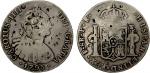 SUMENEP: Sultan Paku Nata Ningra, 1811-1854, AR 8 reales, KM-201.4var, Hafner-S7var, countermarked f