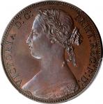 1877年英国1便士。伦敦造币厂。GREAT BRITAIN. Penny, 1877. London Mint. PCGS PROOF-65 Brown.