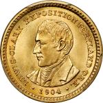 1904 Lewis and Clark Exposition Gold Dollar. MS-67 (PCGS).