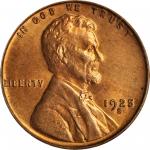 1925-S Lincoln Cent. MS-65 RD (PCGS). OGH.