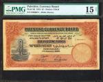 PALESTINE. Palestine Currency Board. 5 Pounds, 1944. P-8d. PMG Choice Fine 15 Net. Splits.