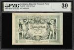 GERMANY. Imperial Treasury Note. 20 Mark, 1882. P-5. PMG Very Fine 30.