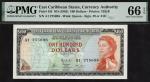 East Caribbean Currency Authority, $100, ND (1965), serial number A1 275696, (Pick 16f, TBB B104c9),