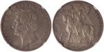 1871年德国－萨克森王国 1塔勒银币，NGC UNC Details