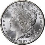 1881-CC Morgan Silver Dollar. MS-67 (PCGS).