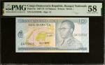 CONGO DEMOCRATIC REPUBLIC. Banque Nationale du Congo. 10 Makuta, 1967-70. P-9a. PMG Choice About Unc