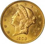 美国1900年20美元金币。
