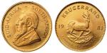 1981年南非一盎司金币一枚，重量：34.06克，完全未使用品