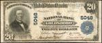 Goldsboro, North Carolina. $20 1902 Plain Back. Fr. 658. The NB. Charter #5048. Very Fine.