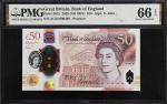 GREAT BRITAIN. Bank of England. 50 Pounds, 2020 (ND 2021). P-397a. PMG Gem Uncirculated 66 EPQ.