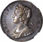 GREAT BRITAIN. 1/2 Penny, 1729. George II (1727-60). NGC PROOF-64 BN.