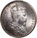 1903年香港五仙, PCGS MS65。Hong Kong, Edward VII, [PCGS MS65] 5 cents, 1903, PCGS MS65. #47035150