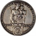 KARL GOETZ MEDALS. Germany. 600th Anniversary of Rosenheim Silver Medal, 1928. Munich Mint. MINT STA