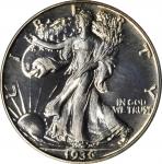 1936 Walking Liberty Half Dollar. Proof-66 (PCGS). CAC.