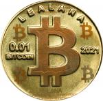 2021 Lealana "Bitcoin Cent" 0.01 Bitcoin. Loaded. Firstbits 1EUD6yYV. Serial No. 17. Rainbow Design 
