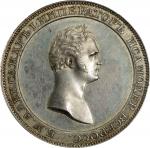 1810年俄罗斯1卢布银样币。圣彼得堡铸币厂。RUSSIA. Silver Ruble Pattern Novodel, 1810. St. Petersburg Mint. Alexander I.
