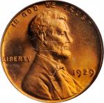 1929 Lincoln Cent. MS-67 RD (PCGS).